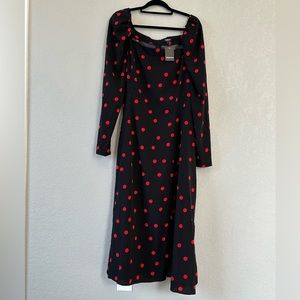 Simply Be Polka Dot Midi Dress (NWT) sz 22